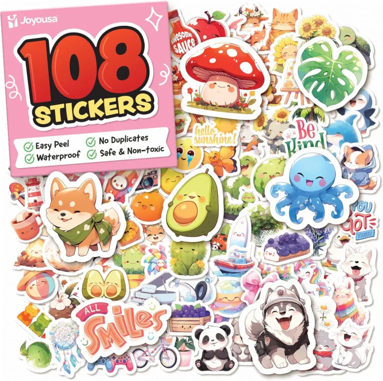 Fun and Durable Water Bottle Stickers