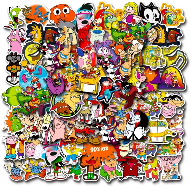 Anime Stickers | Fun & Nostalgic Designs for True Fans