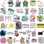 Funny Stickers for Adults: A Fun Pack