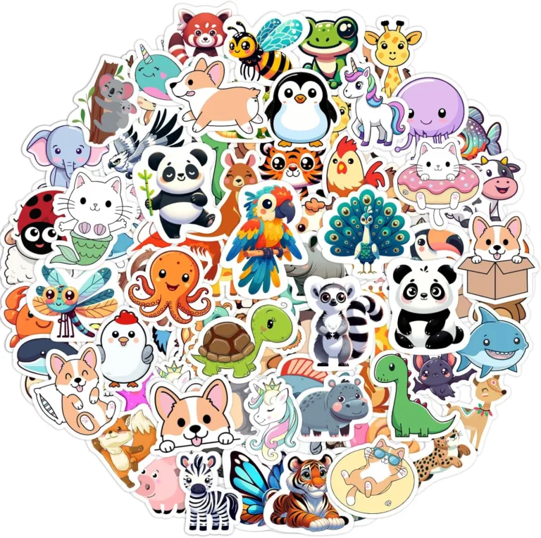 Fun and Durable Animal Stickers for Kids