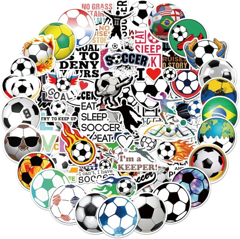 Awesome Soccer Stickers for Scrapbooking
