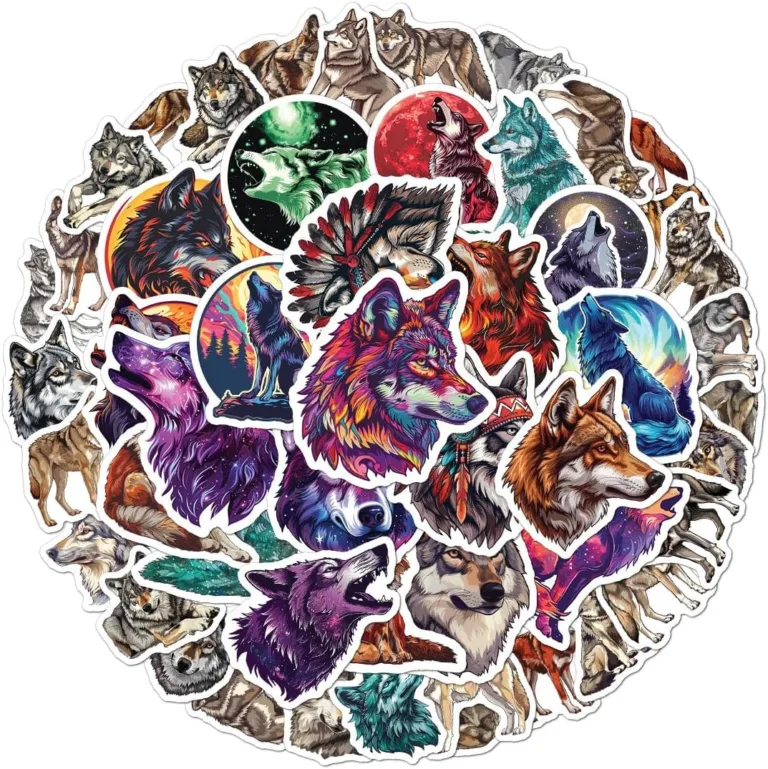Cute Animal Wolf Stickers Review