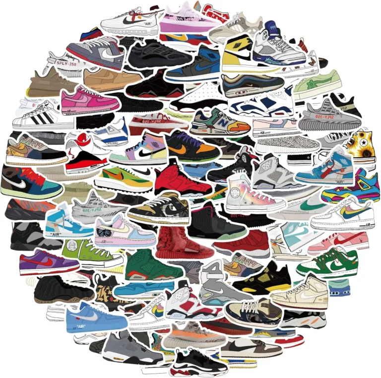 Cool and Durable Sneaker Stickers