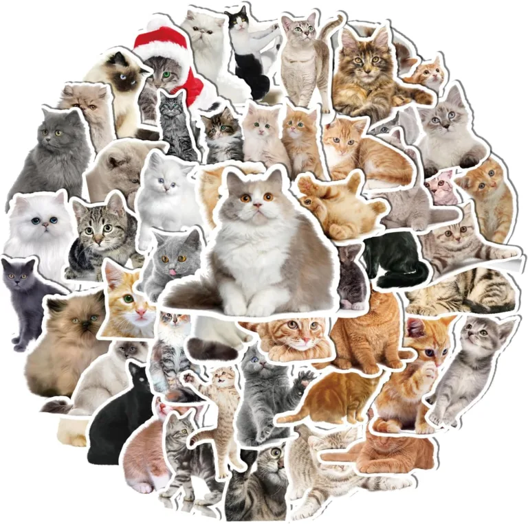 Adorable Cat Stickers for Every Occasion