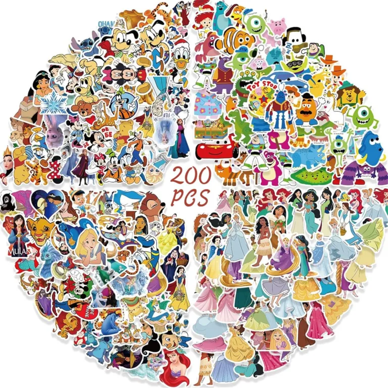 Fun and Durable Princess Stickers for Kids