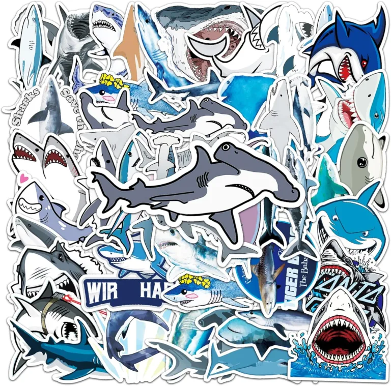Fun Shark Stickers for Kids