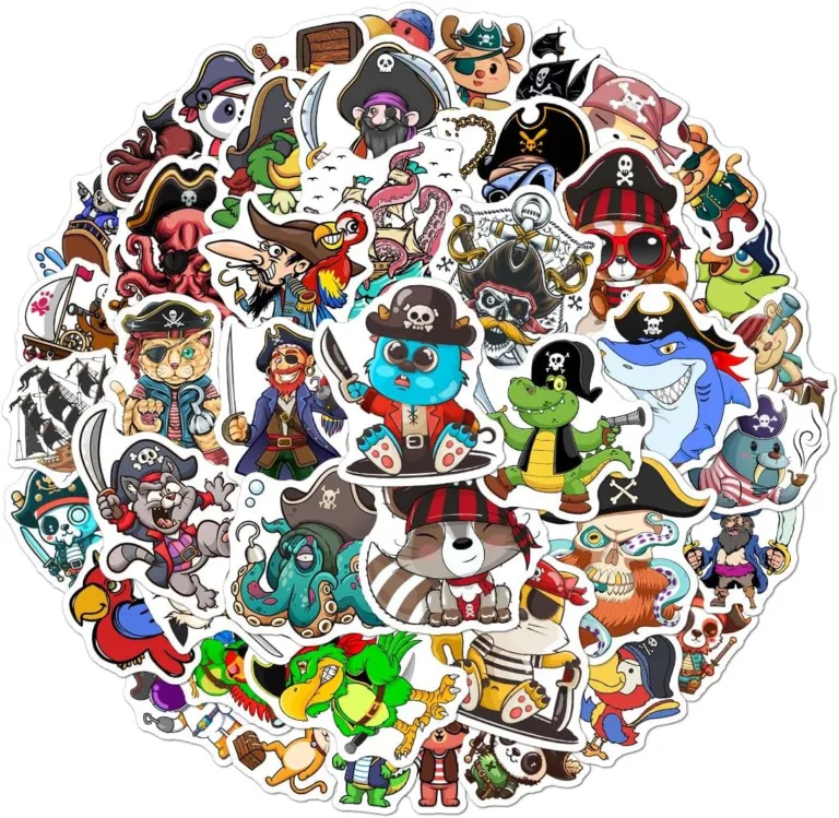 Review of Pirate Animal Stickers