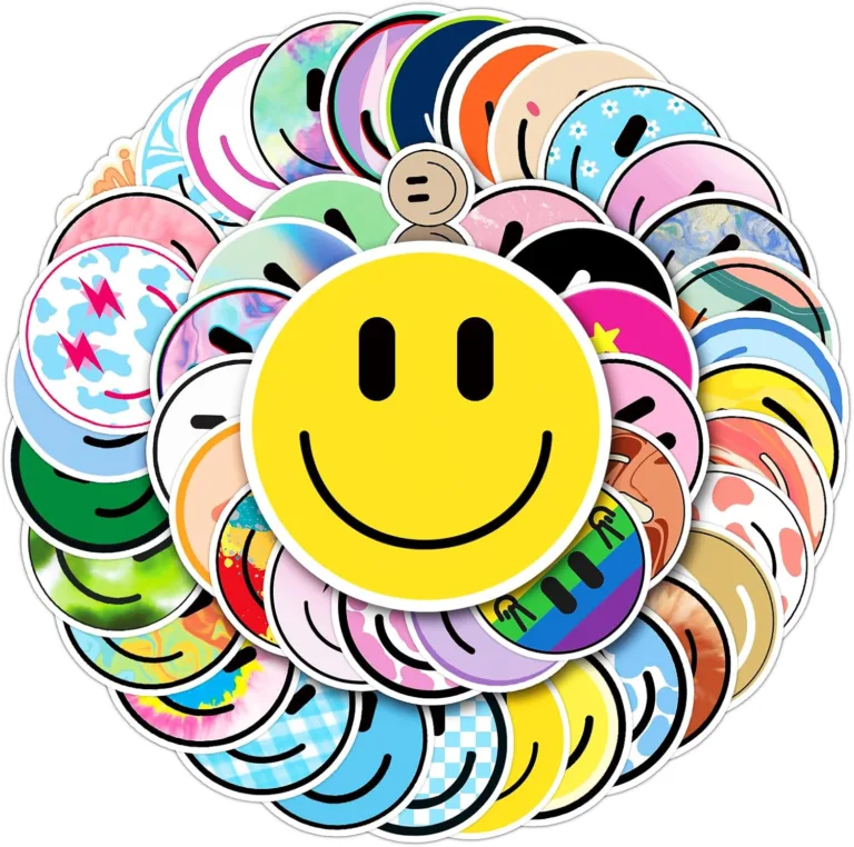 Fun and Cute Smiling Stickers for Kids