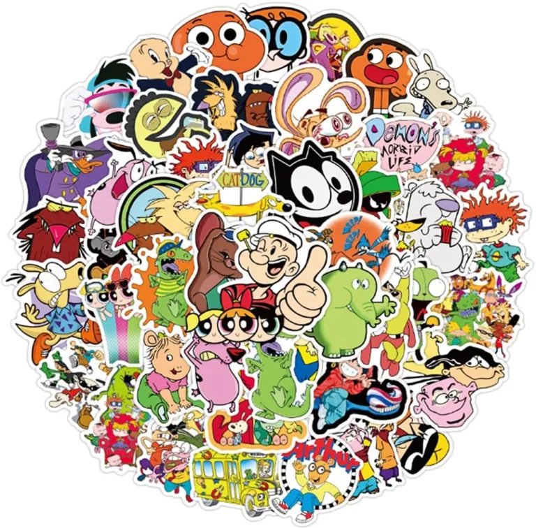 Cool Cartoon Stickers for Kids