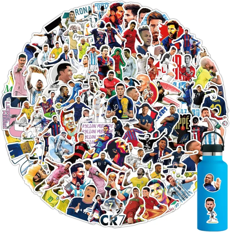 Soccer Star Stickers: Fun and Durable