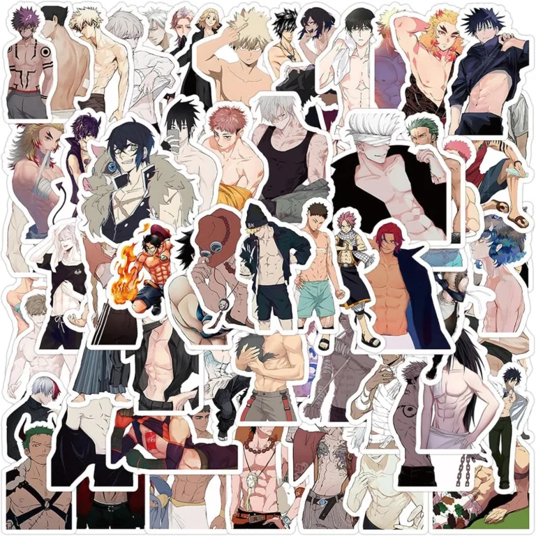 Cool Anime Boys Stickers for Everyone