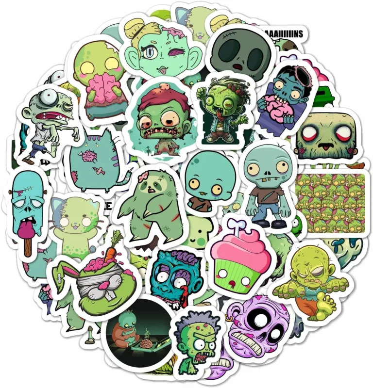 Fun and Durable Zombie Stickers