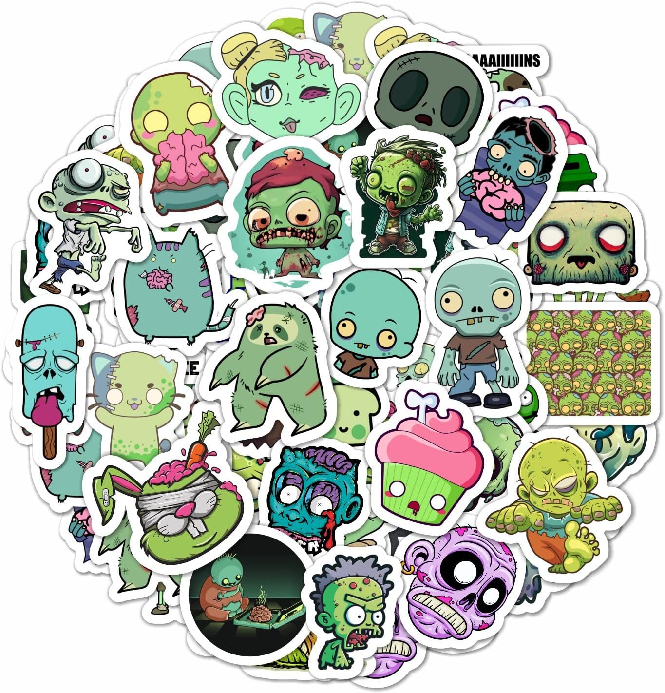 Fun and Durable Zombie Stickers